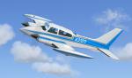 FSX Cessna 310Q blue and white N31011 Textures